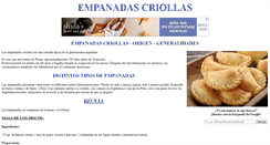 Desktop Screenshot of empanadascriollas.argentinamate.com.ar